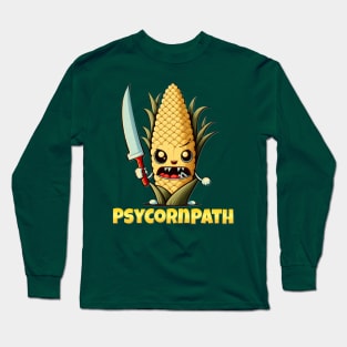 Psycornpath Cornhole Team Player Design Long Sleeve T-Shirt